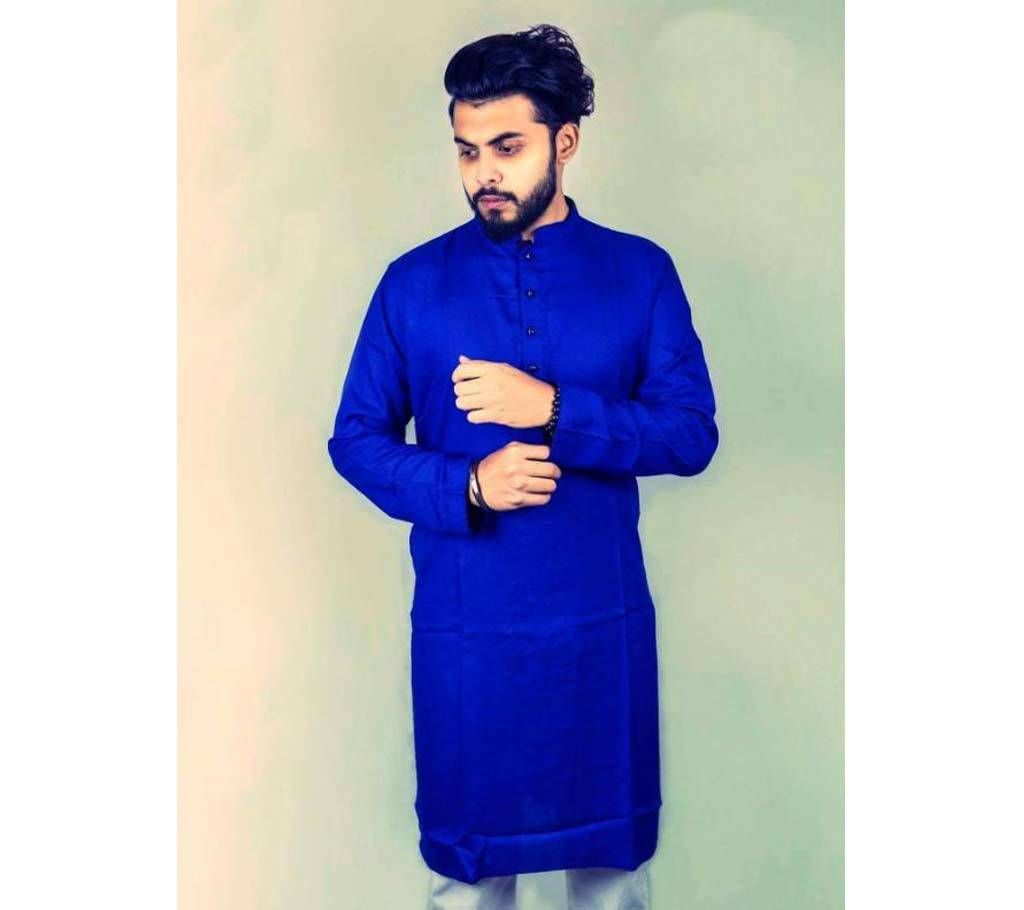 Cotton Semi Long Panjabi For Men