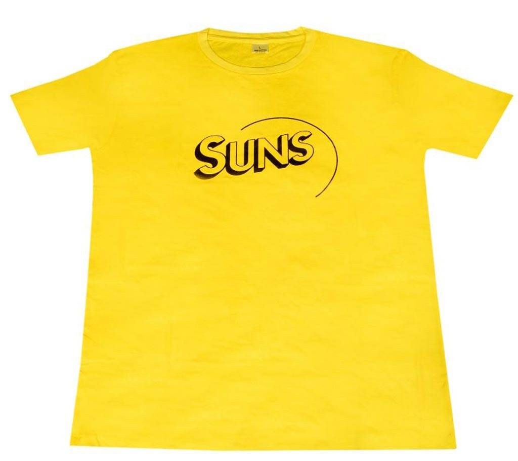 SUNS Mens T-shirt Yellow