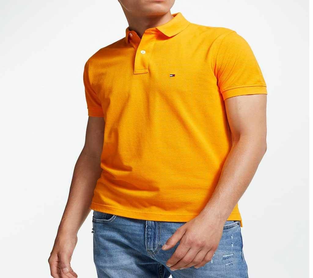 Orange Mans Fit Polo Shirt