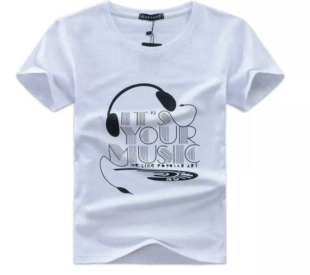 Music Lover Gents Half Sleev Tshirt