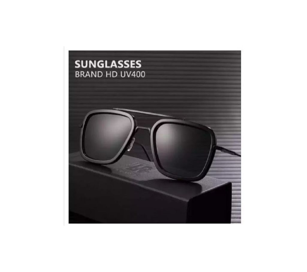 Retro Aviation Classic Downey Iron Man Tony Sunglasses Square Metal Frame Gradient Lens Flat Polit Sunglasses Men 2020
