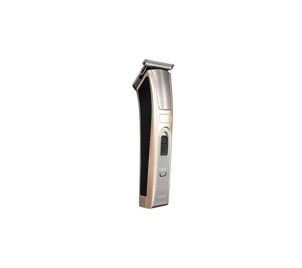 Kemei KM-5017 Rechargeable Electric Hair Clipper/Trimmer for Men - Rose Gold