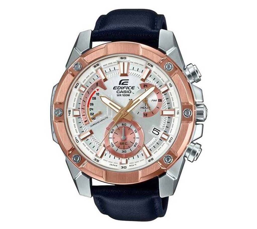 EFR-559GL-7AV - Leather Chornograph Watch
