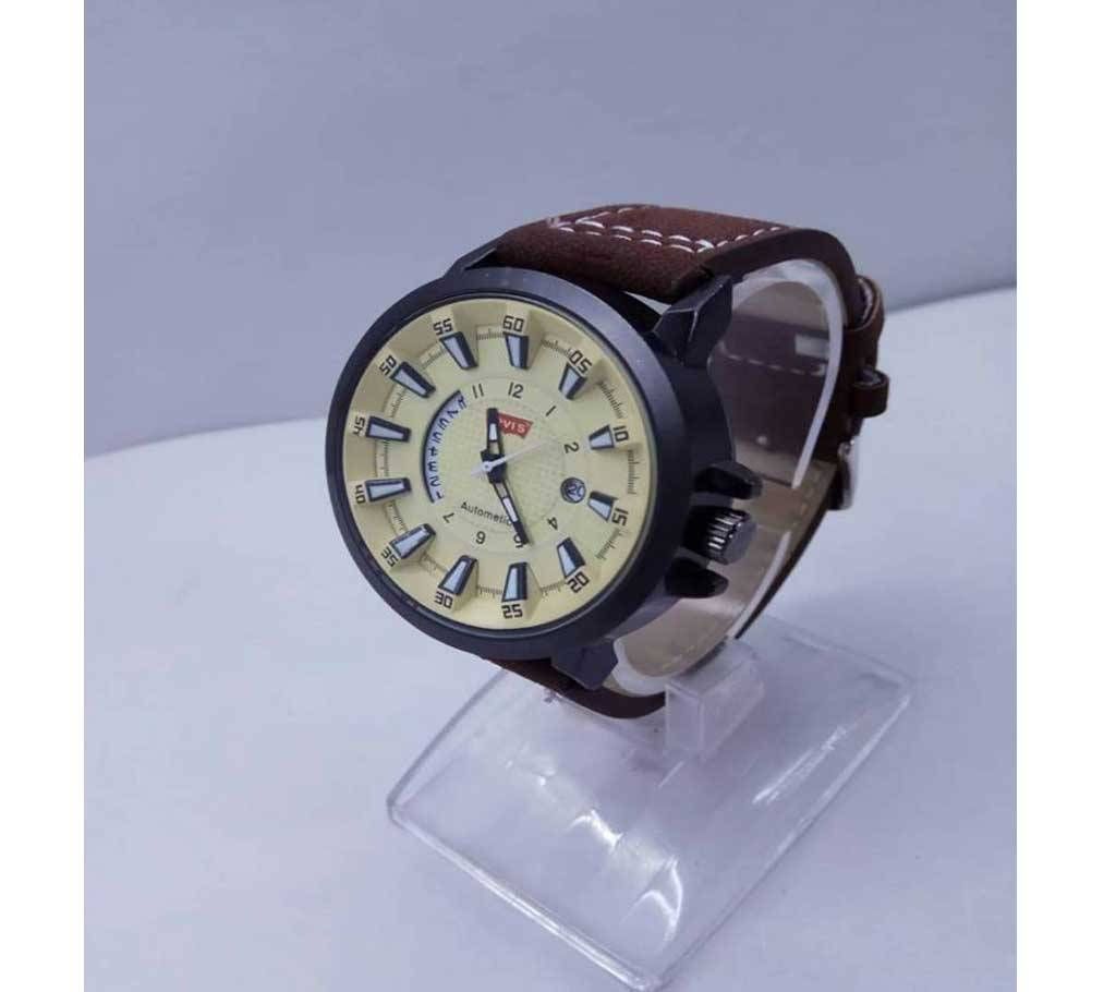 Levis Brown gents wrist watch copy 
