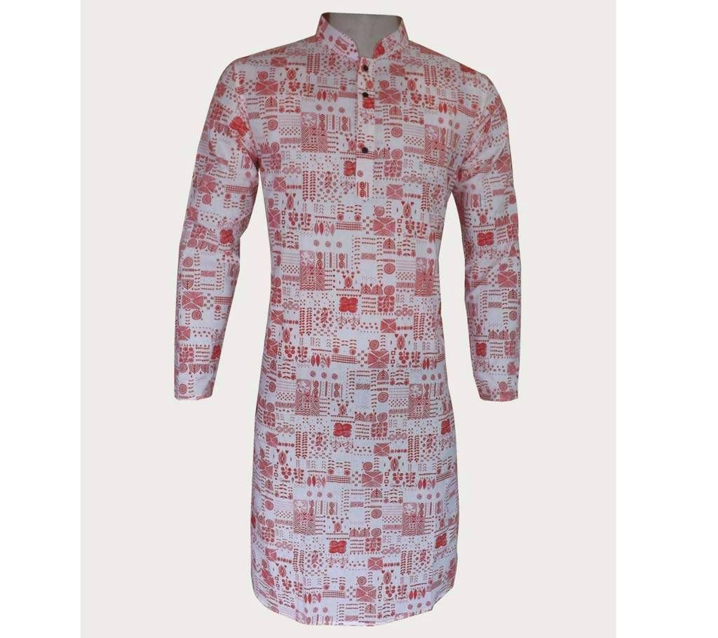 Fancy Printed Cotton Panjabi   HACWR001