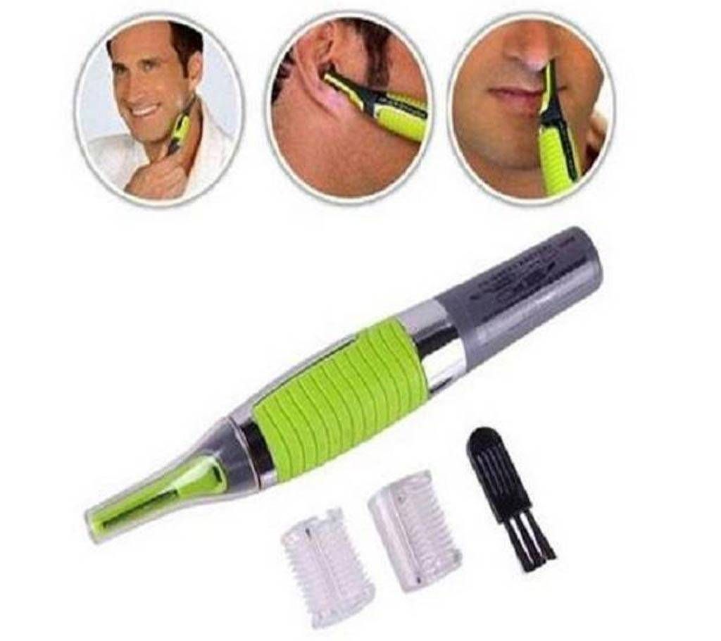 Micro Touch Max Hair and Nose Trimmer - Black and Green