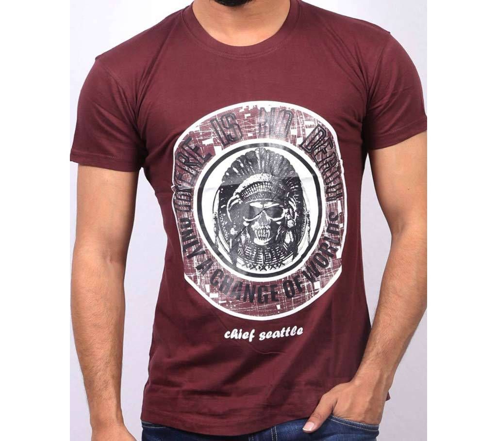 Cotton T-shirt Tribal For Men 