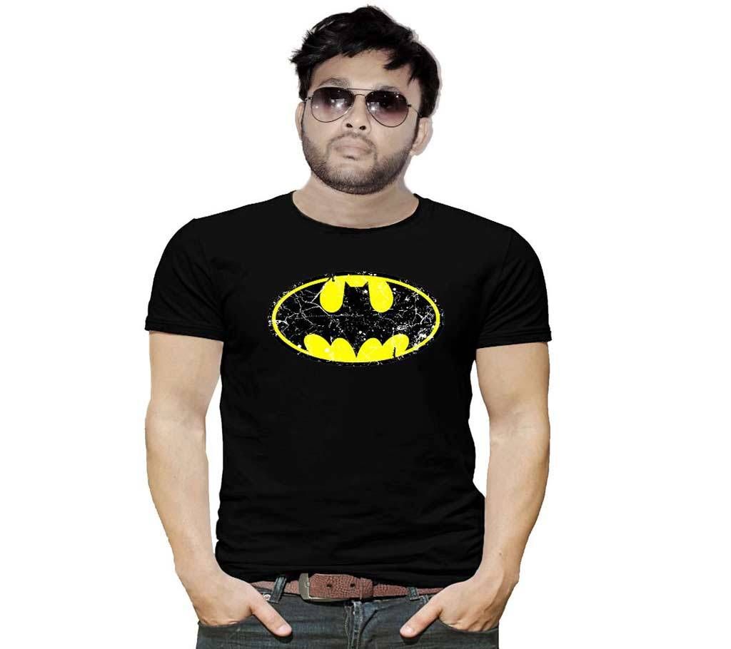 Batman Graphic Print Round Neck T-Shirt for Men