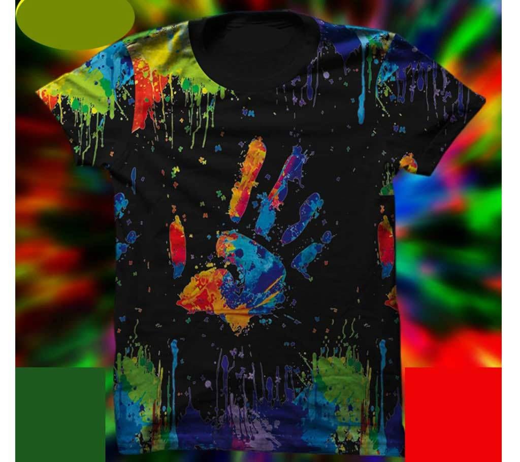 Colorful Hand Half Sleev Tshirt