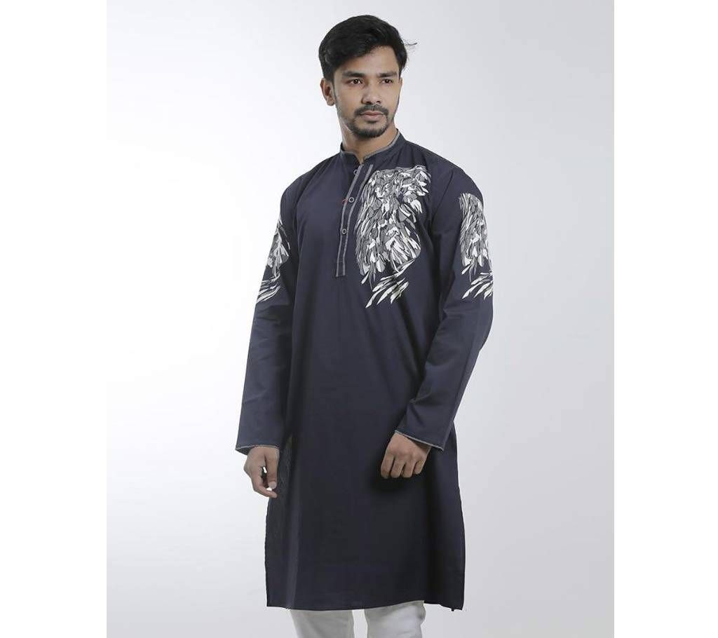 Black Stylish panjabi For Man