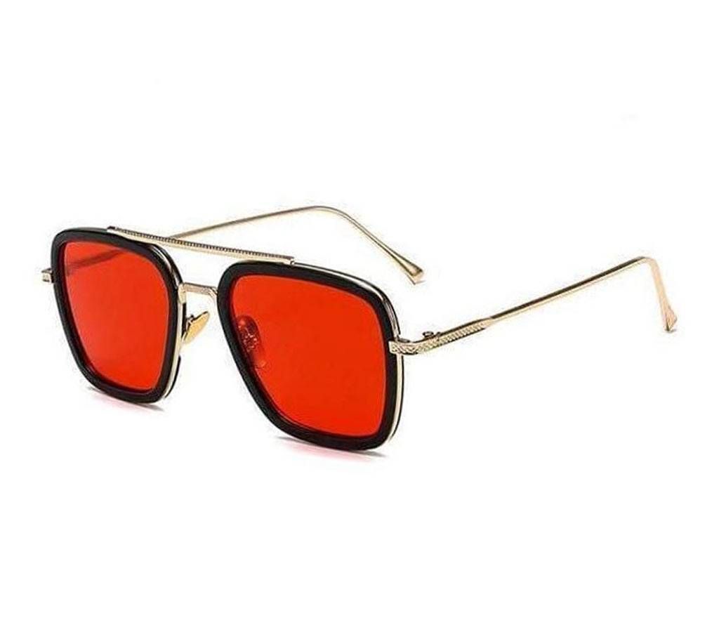 Red Vision Tony Stark Iron Man Cutout Sunglass for Men