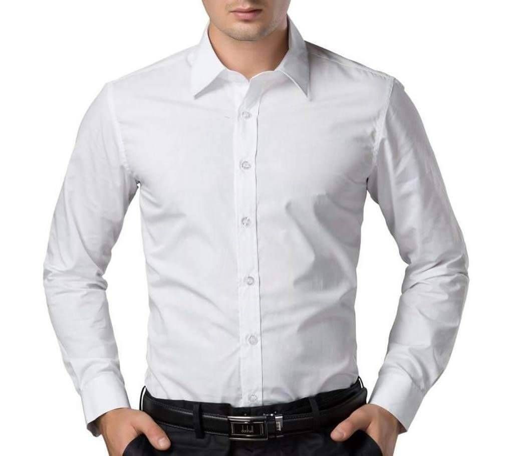  Cotton Long Sleeve Formal Shirt for Men