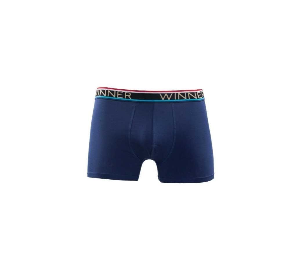 Navy Blue Cotton Luxury Boxer for Men