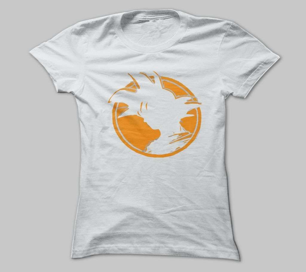 ANGRY GOKU WHITE COTTON TSHIRT FOR MEN