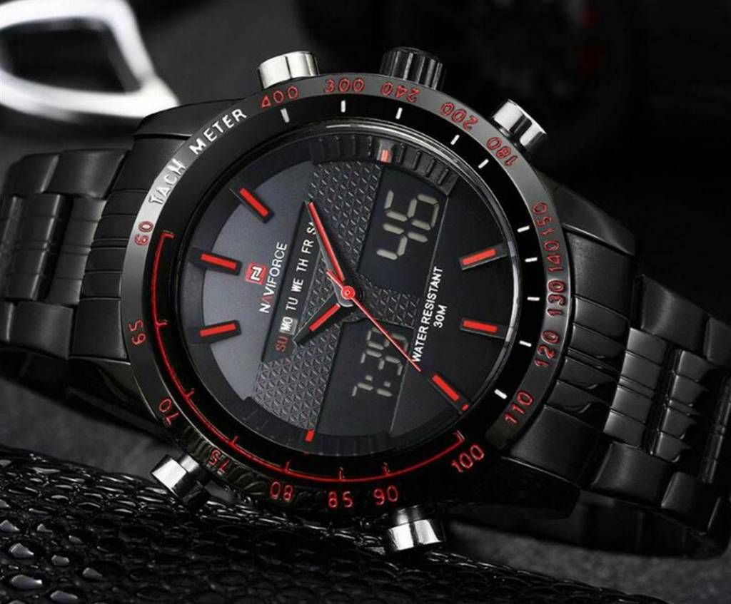 Naviforce men's Dual time wrist watch 