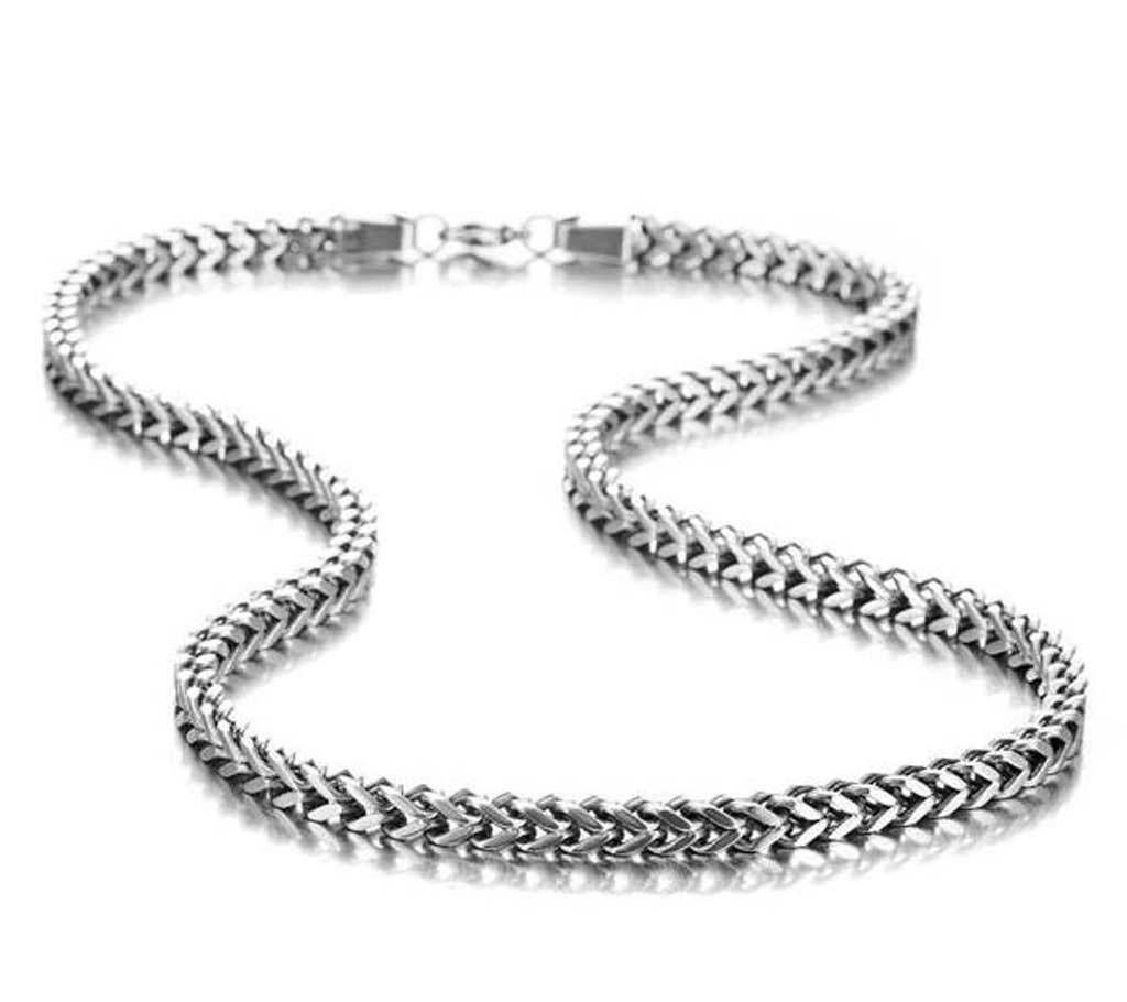 Silver Plated Mens Necklace