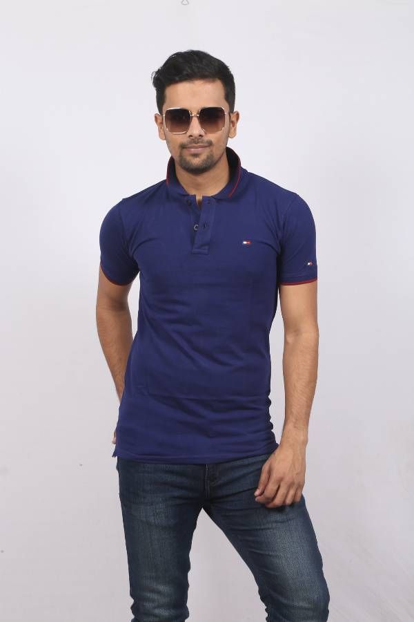 Navy Blue Tommy Hilfiger Polo For Men
