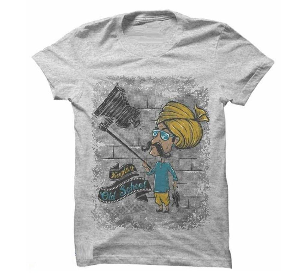Old School Mens Round Neck T-Shirt