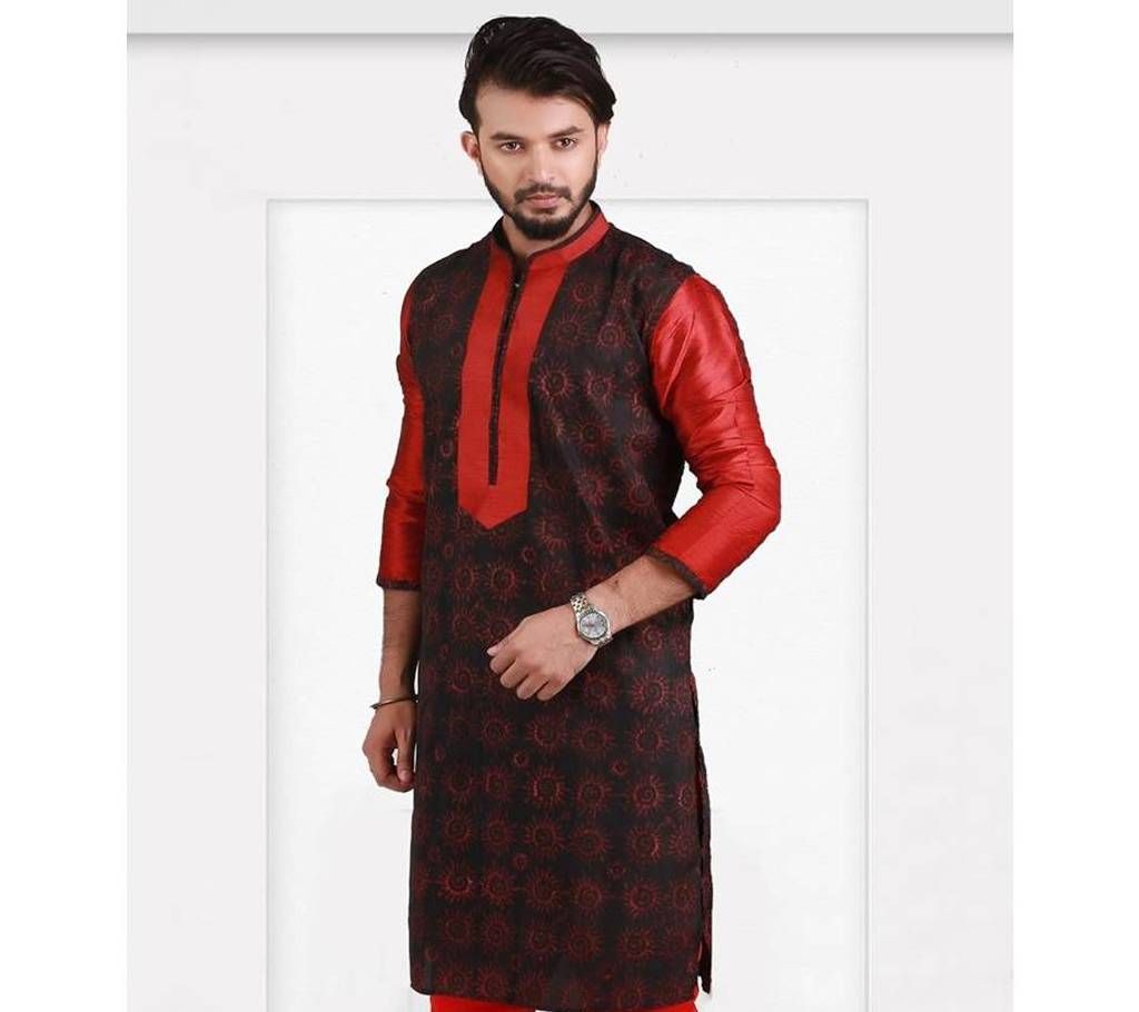 Menz Block Printed Panjabi
