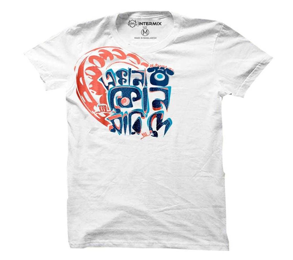 ?????? ekkana phone mari de cotton T-shirt