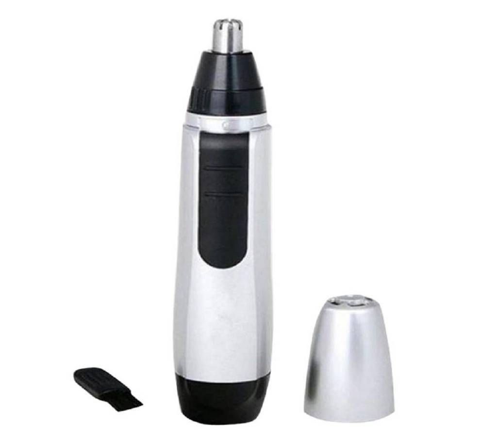 Rechargeable Nose and Ear Hair Trimmer - Silver