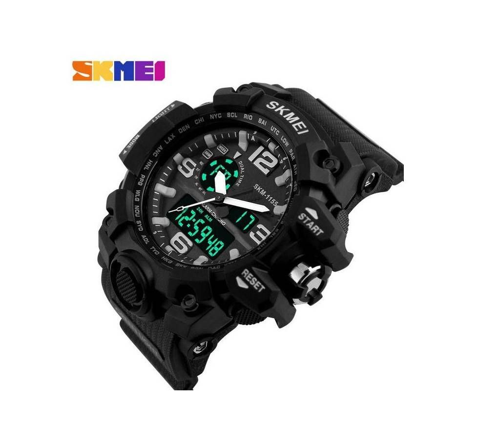 Skmei Men LED Digital Quartz Watch Water Resistance 