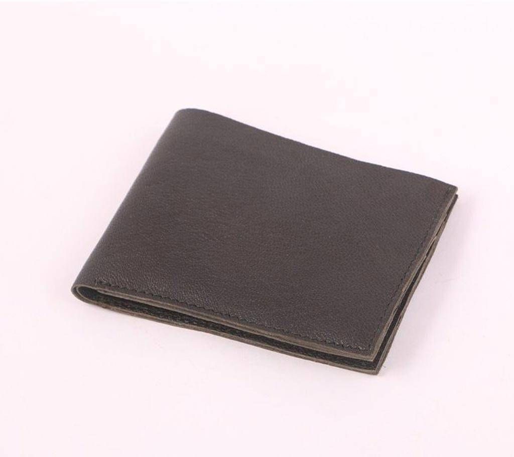 Black Leather Bifold Handmade Leather Wallet 