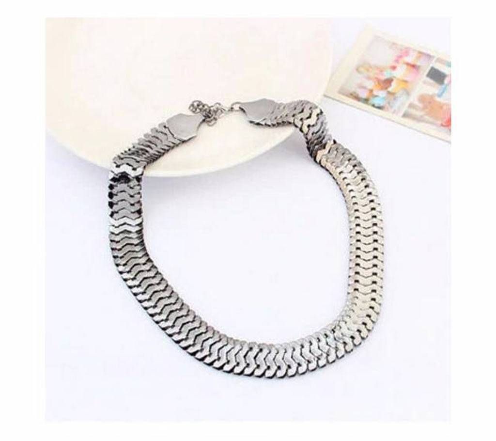 Silver Gold Color Collar Necklace Chain For Men