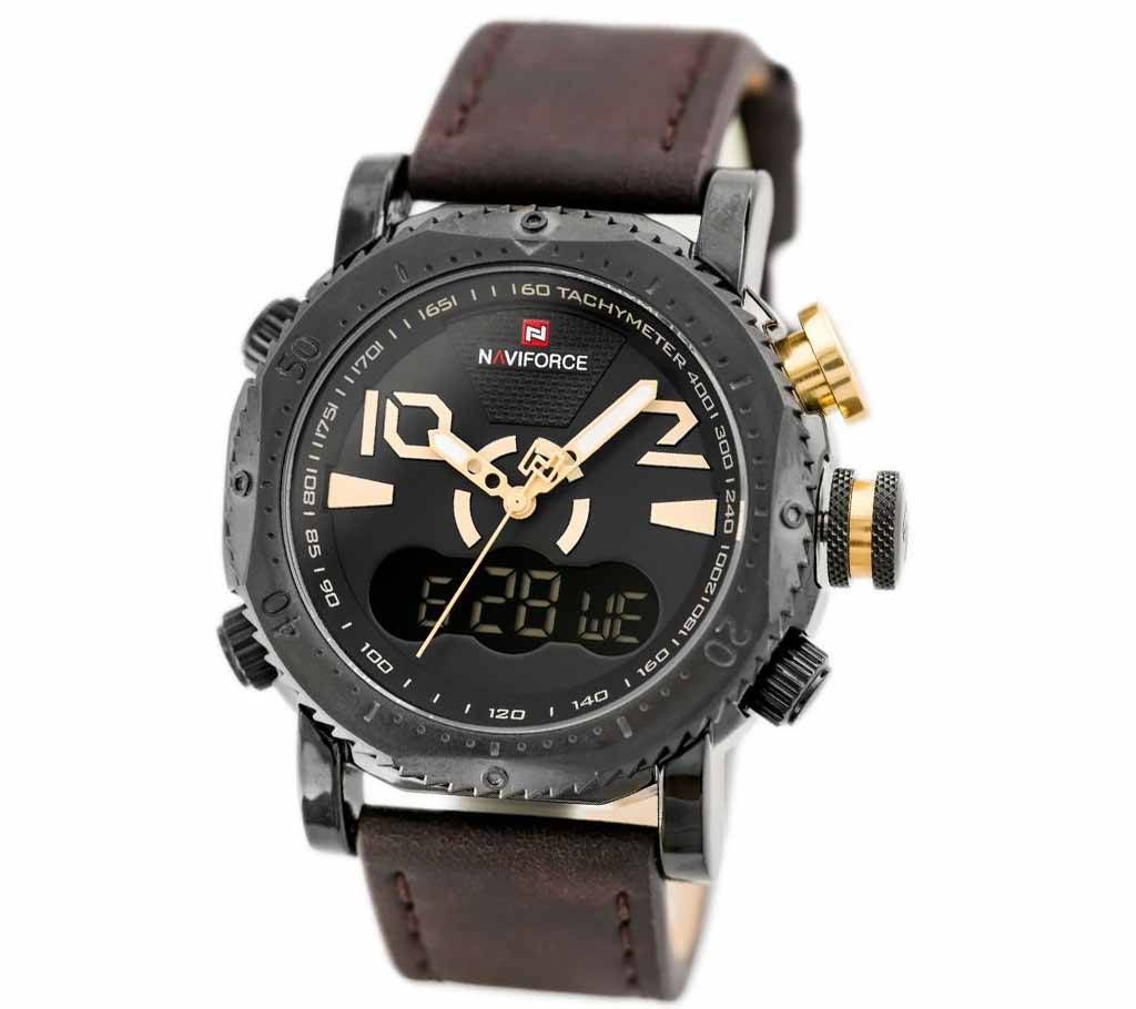 Top Luxury Brand NAVIFORCE 9094 Men Sport Military Watches Mens Quartz Analog Digital Wrist Watch Ma