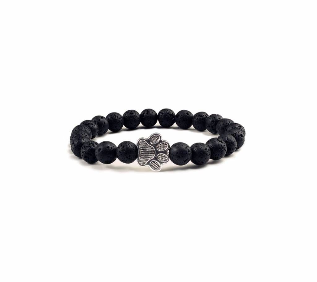 Charms Natural Beaded Lava stone Bracelets For Men&Women