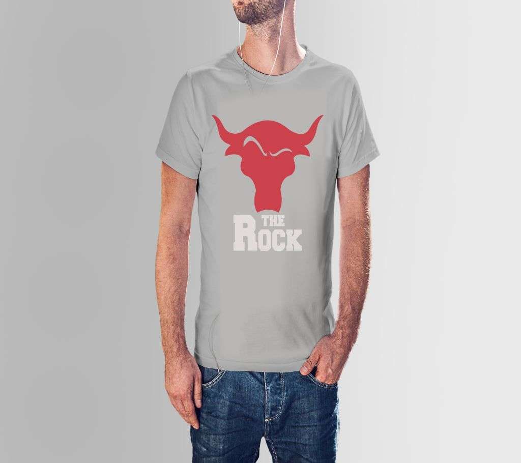 THE ROCK ASH COTTON TSHIRT FOR MEN
