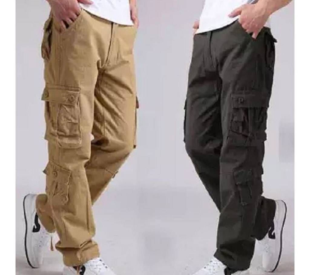 Twill Cargo pant 2 pcs combo for men  