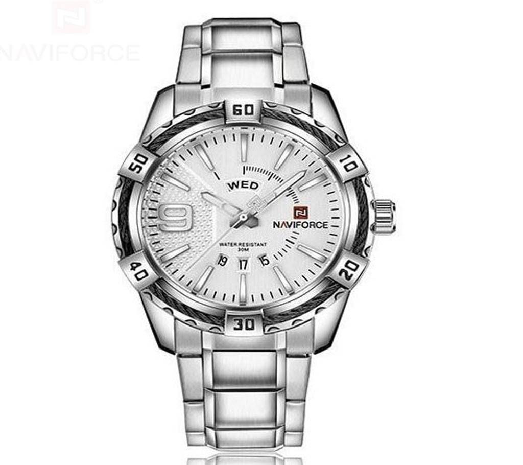 NAVIFORCE Mens Watch Silver NF9117s   B24