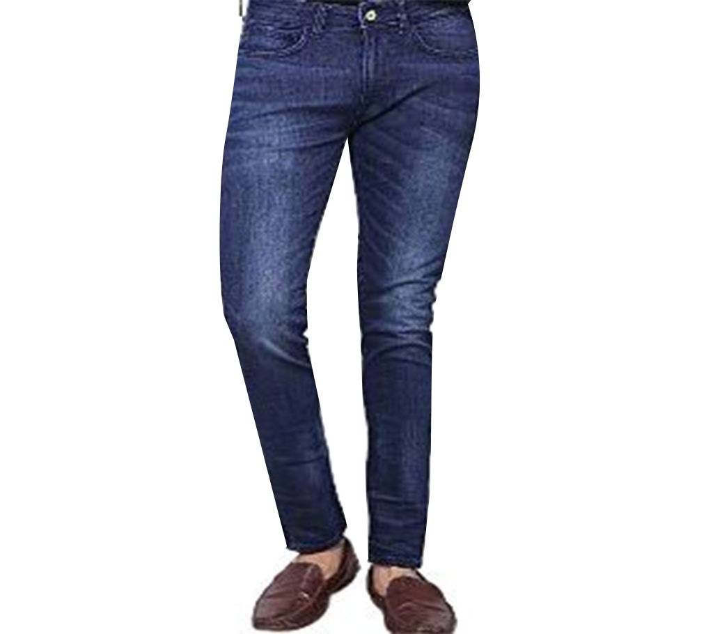 Denim Narrow Fit Jeans Pant For Men-Navy Blue