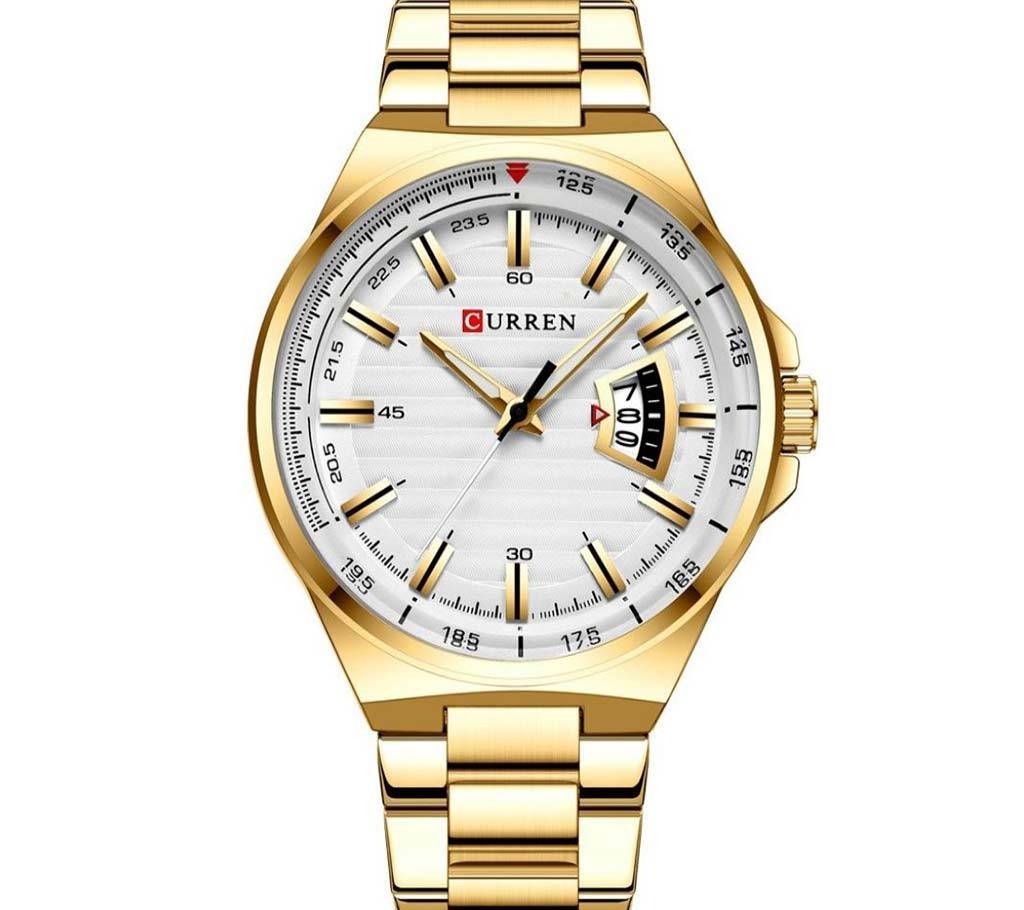 CURREN 8375 WATCH FOR MEN GOLDEN