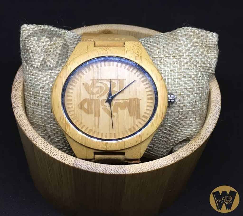 Joy Bangla Wooden Wrist Watch For Men
