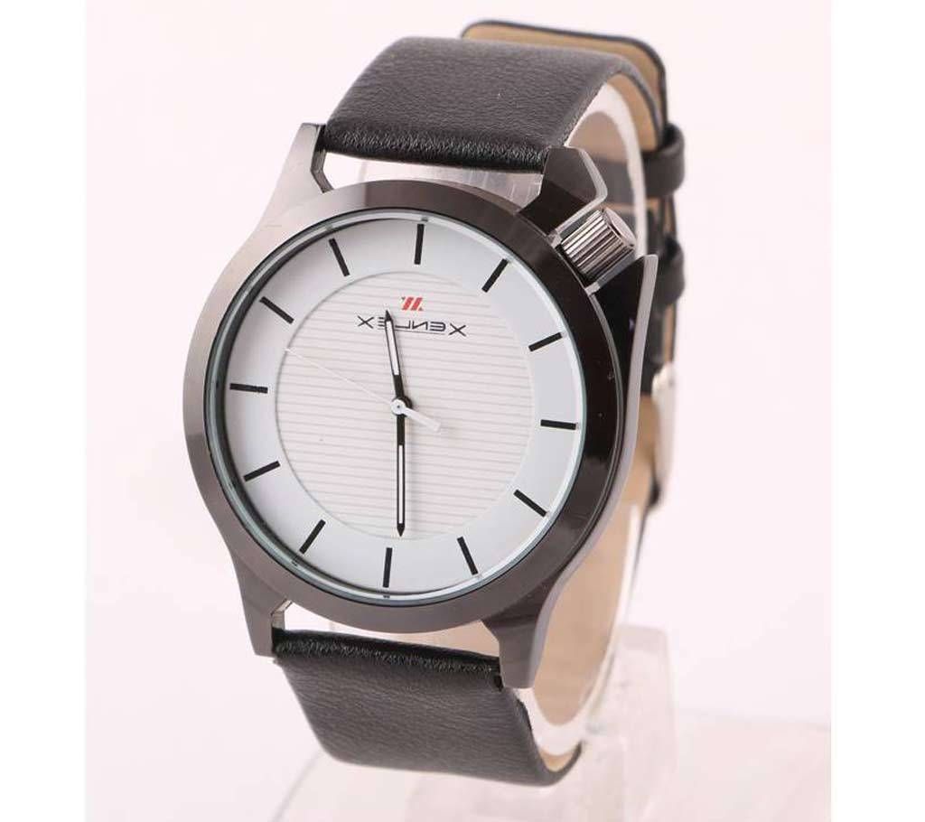 Xenlex Leather gents wrist watch -01