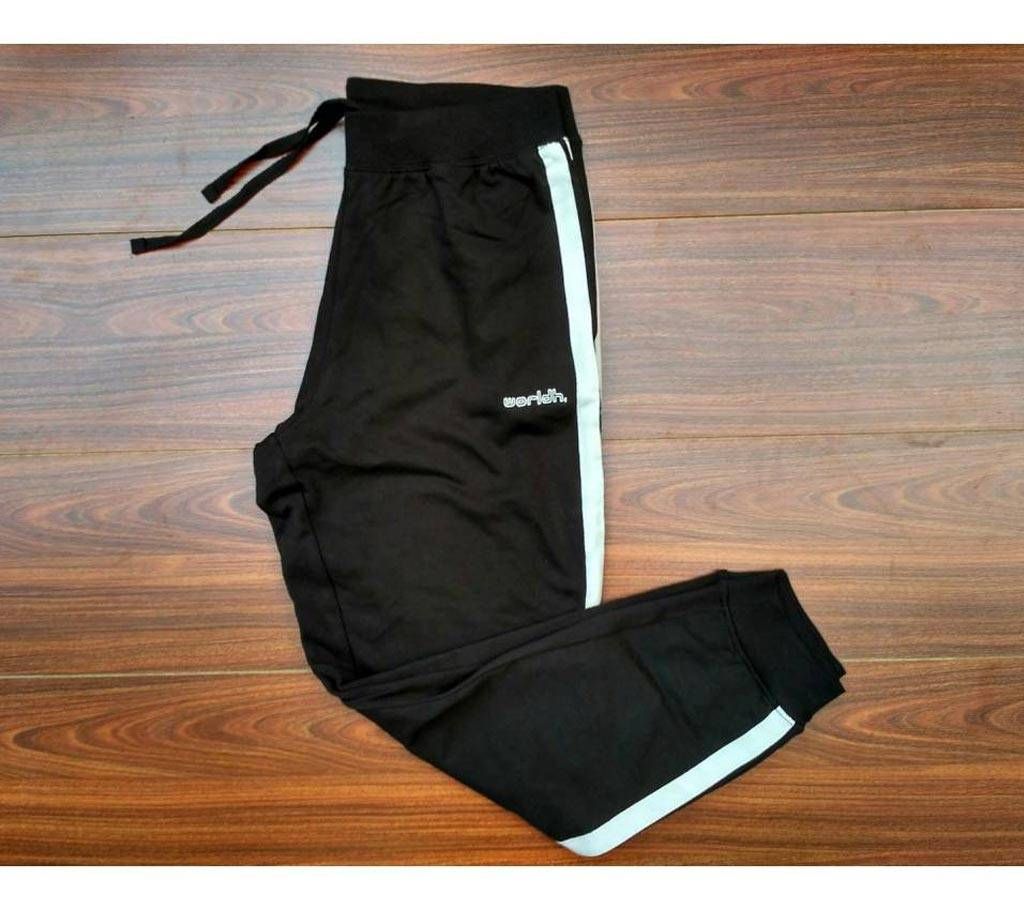 Black Knit Jogger for Men