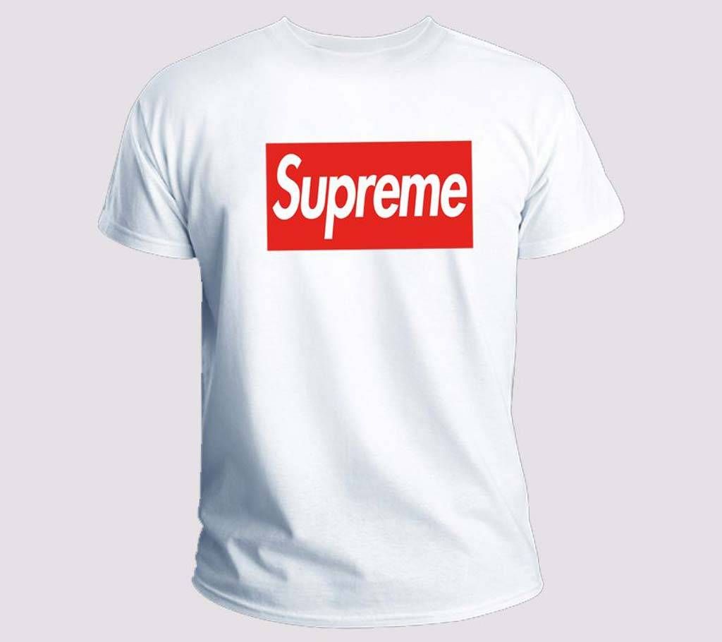 Supreme Half Sleeve T-shirt For Mens