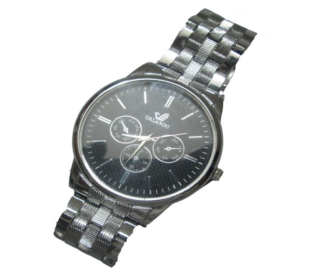 Orlando Stainless Steel Men's Analog Watch
