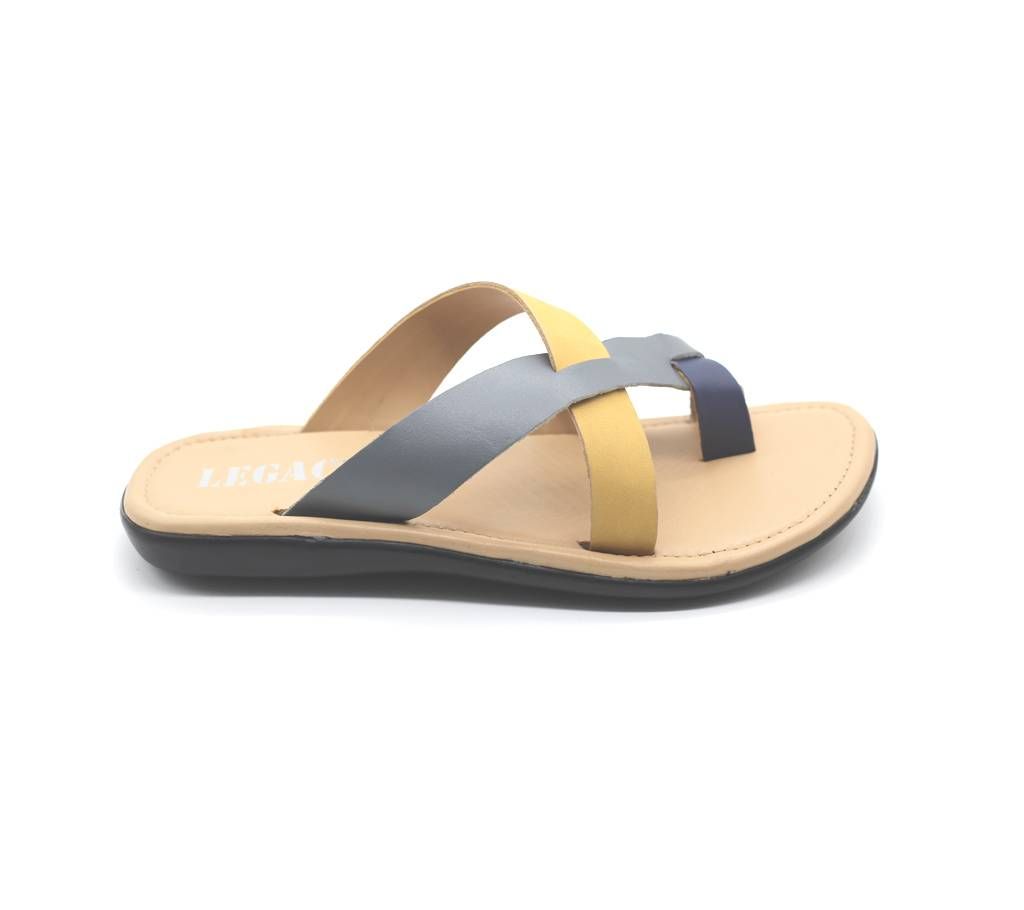 Menz Casual Sandals LFL-013 Grey + Beige