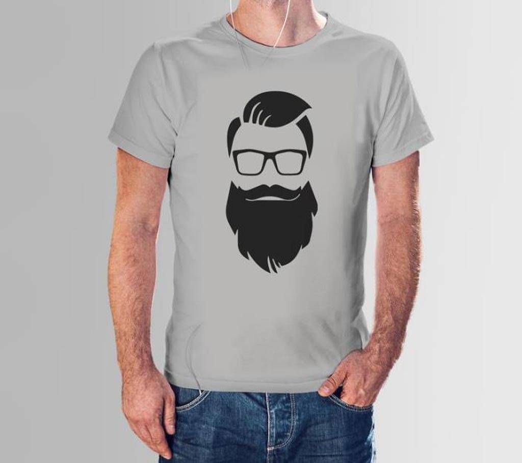 Beard Cotton T-shirt For Men