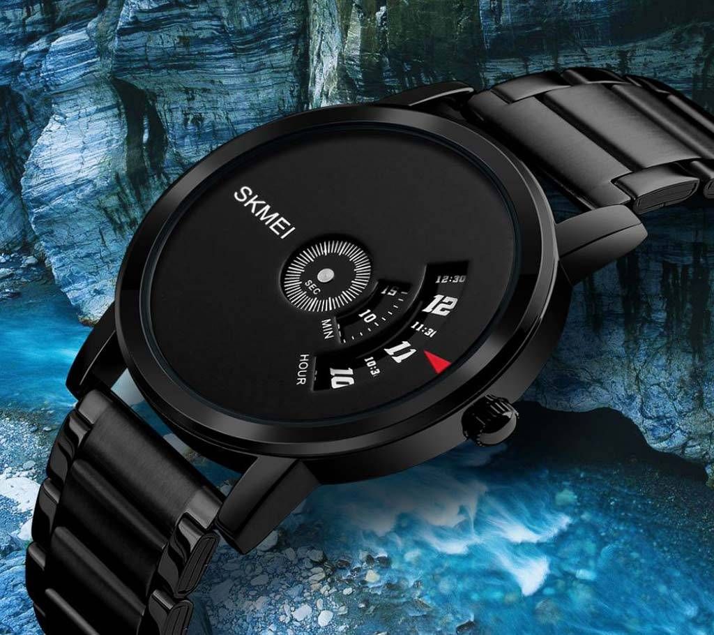 SKMEI Stainless Steel Analog Digital Watch for Men
