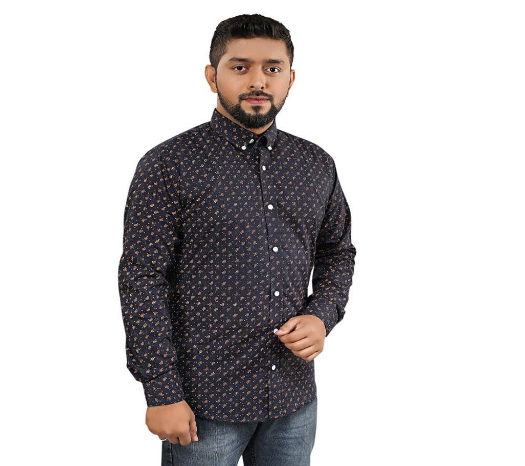 Long Sleeves Casual Shirt - Navy