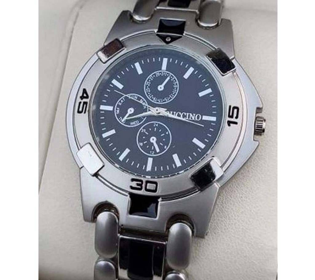 Stainless Still Analog wrist watch for men 