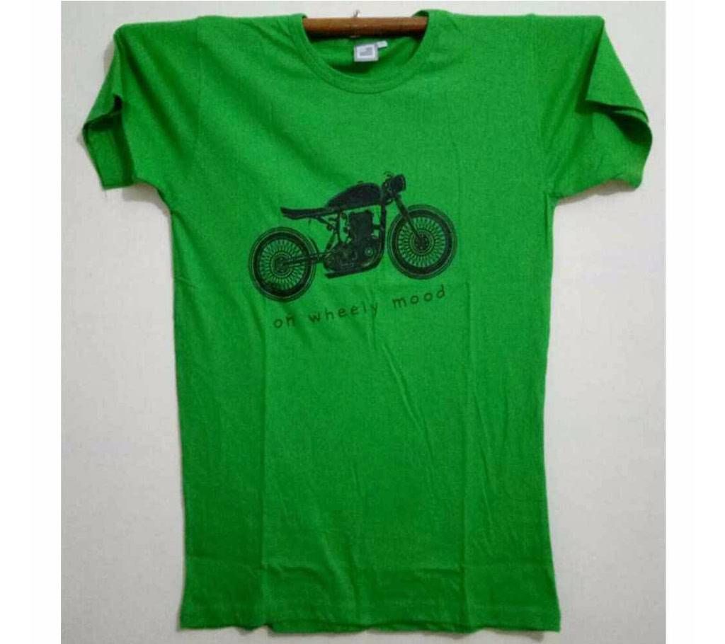 On Wheely Mood Mens Half Sleeve T-Shirt