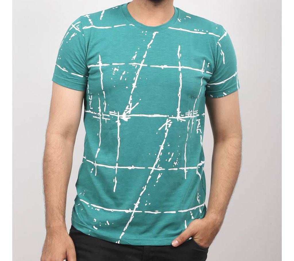 Aqua Cotton AOP T-Shirt