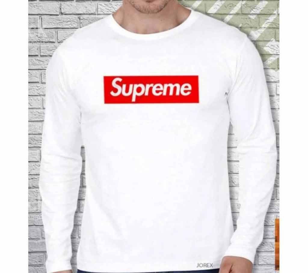 Supreme Menz Full Sleeve T-Shirt