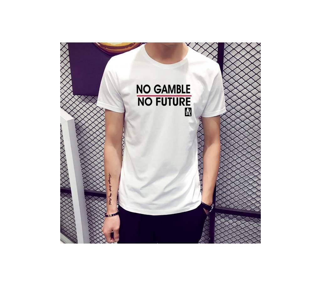 GAMBLE LIFE Gents Half Sleeve Cotton T-Shirt