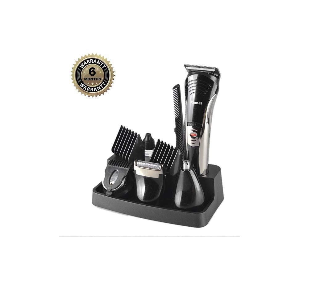 Professional Kemei KM-590A 7-in-1 Electric Shaver Grooming Beard Hair Clippe